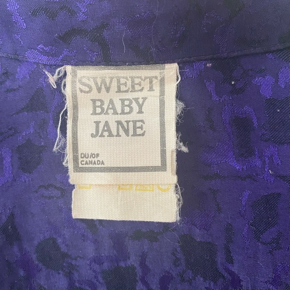 Vintage Purple blouse blouse - Picture 8 of 8